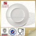 milk white porcelain tableware set dining plate set for wholesale